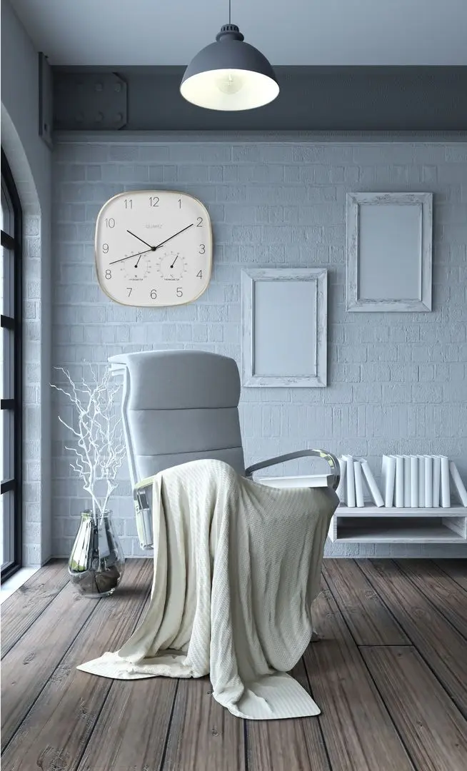 Ceas de perete Segnale 50953 (White/Gold) - 4