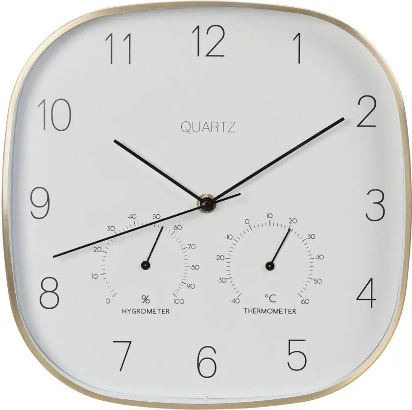 Ceas de perete Segnale 50953 (White/Gold)