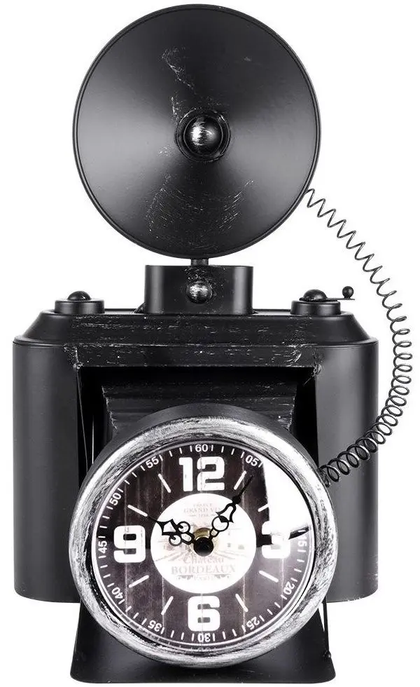 Ceas Segnale Retro Camera (Black)