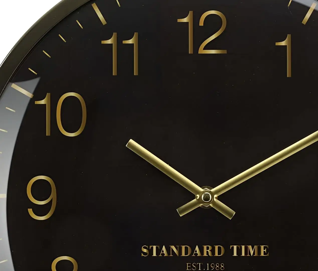 Часы настенные 27775 (Black/Gold)