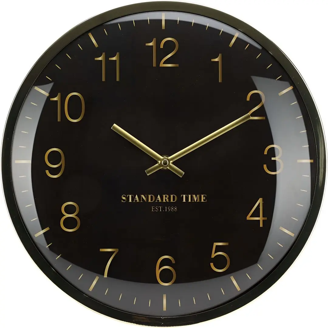 Часы настенные 27775 (Black/Gold)