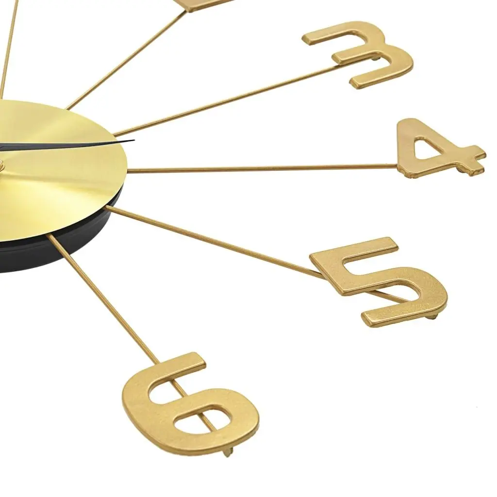 Ceas de perete VidaXL 283858 (Gold)