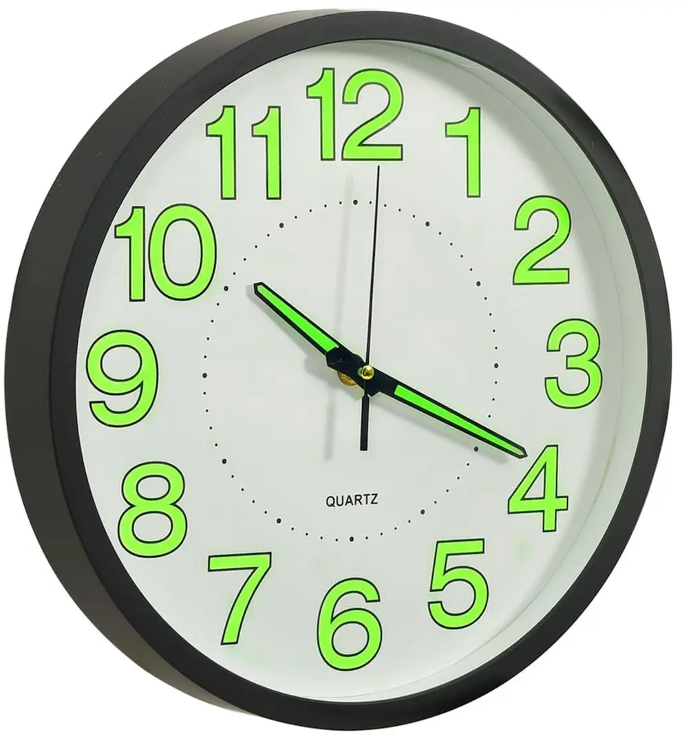 Ceas de perete VidaXL 325166 (Black)