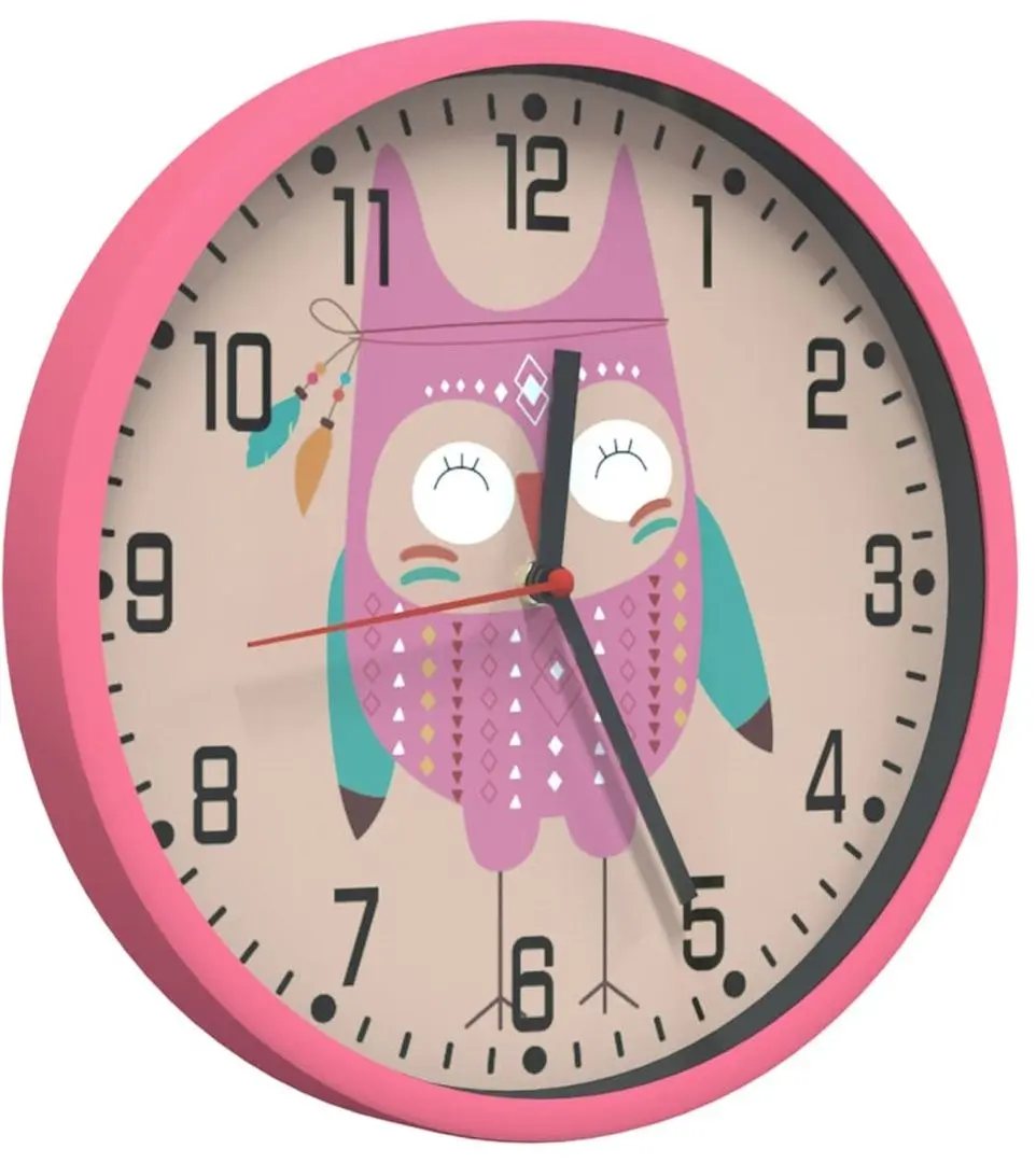 Ceas de perete VidaXL 4008399 (Pink)