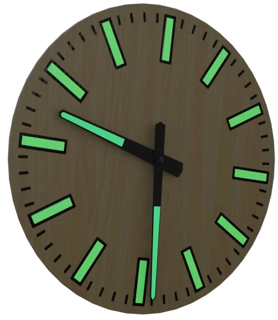 Ceas de perete VidaXL 4008403 (Yellow)