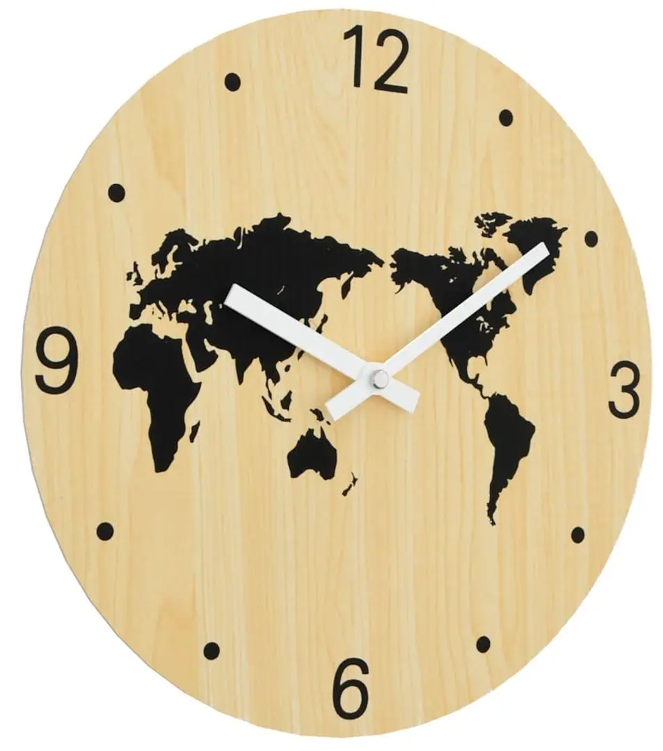 Часы настенные VidaXL 4008405 (Yellow/Black)