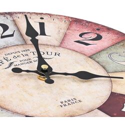 Ceas de perete VidaXL 50629 (Multicolor) Thumb