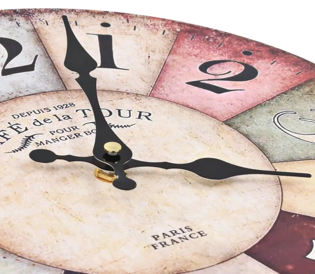 Ceas de perete VidaXL 50629 (Multicolor)