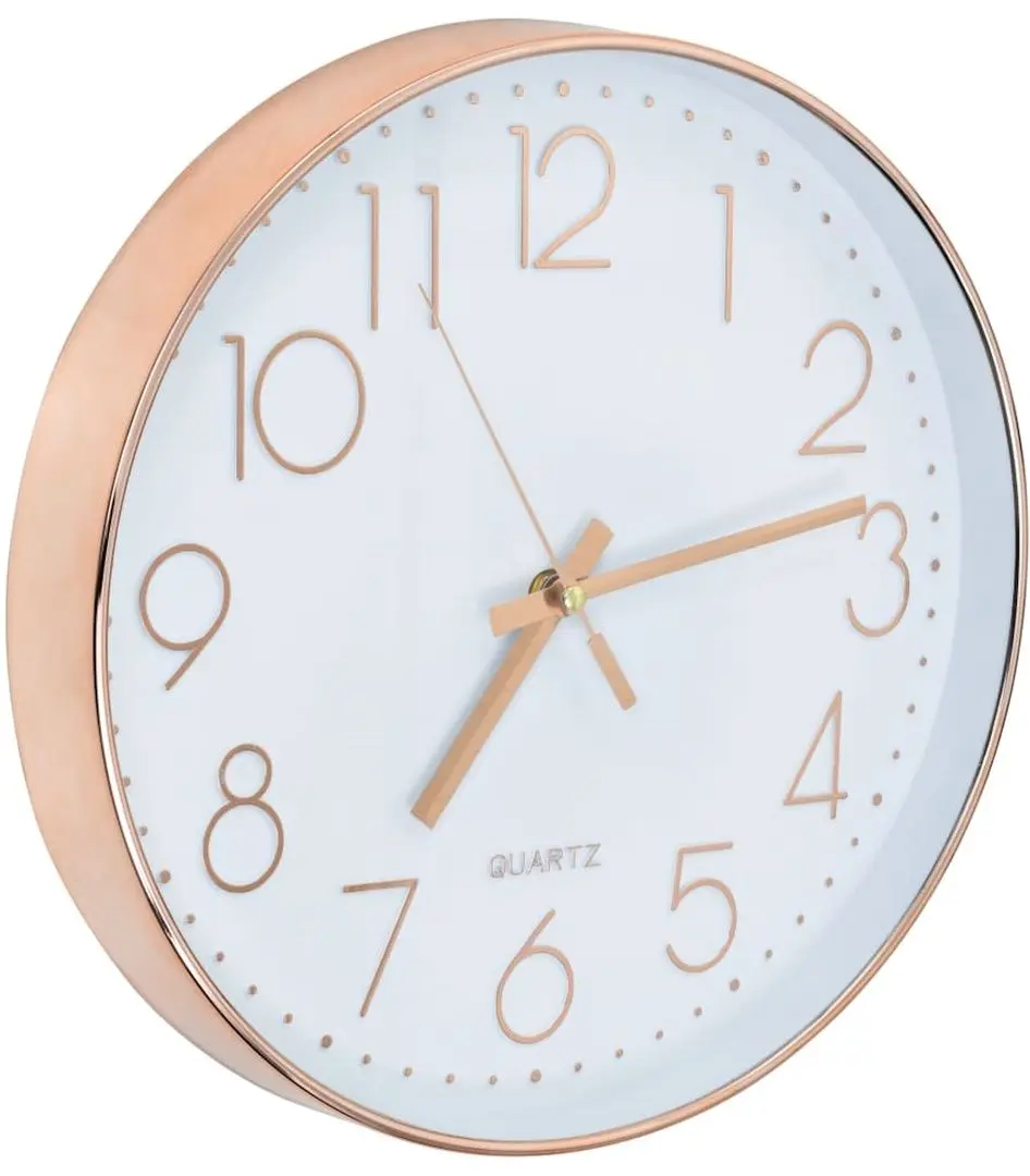 Ceas de perete VidaXL 50633 (Gold Rose)
