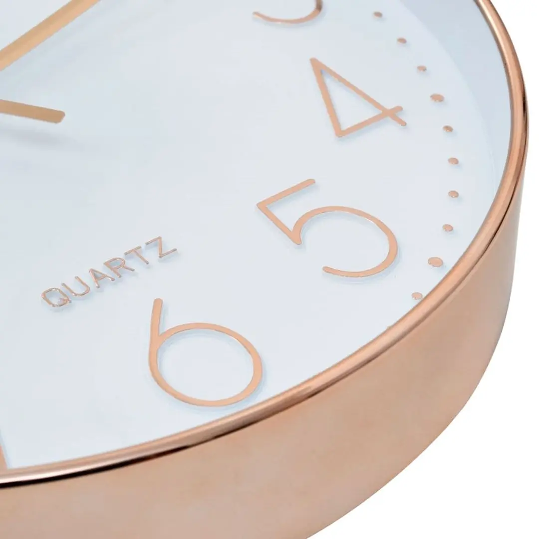 Ceas de perete VidaXL 50633 (Gold Rose)