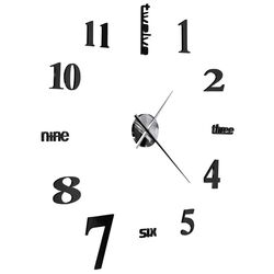 Часы настенные VidaXL 50635 (Black) Thumb
