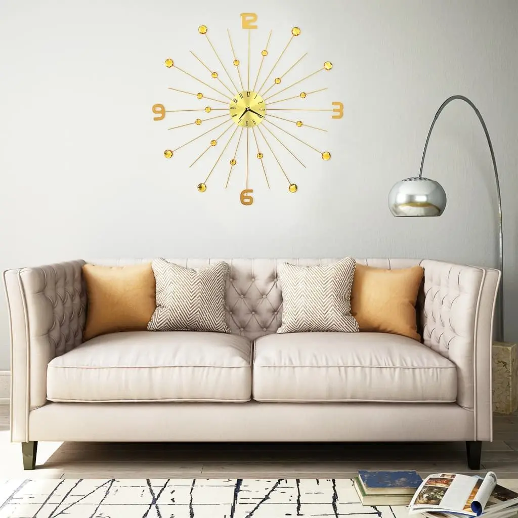 Ceas de perete VidaXL 50635 (Gold)