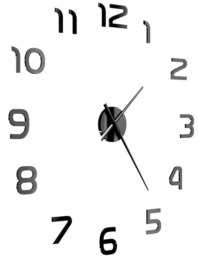 Ceas de perete VidaXL 50639 (Black)