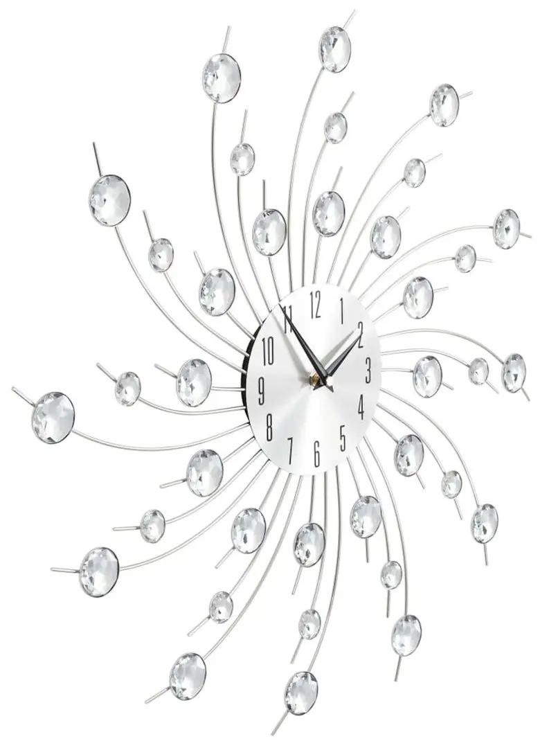 Ceas de perete VidaXL 50643 (Silver)