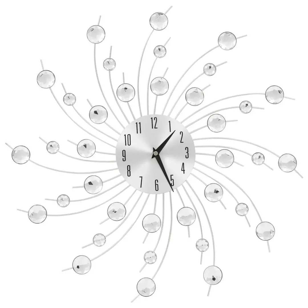 Ceas de perete VidaXL 50643 (Silver)