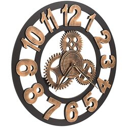 Ceas de perete VidaXL 283861 (Gold/Black) Thumb