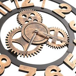 Ceas de perete VidaXL 283861 (Gold/Black) Thumb