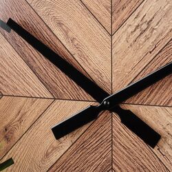 Часы настенные H&S 8721037036955 (Wood/Black) Thumb