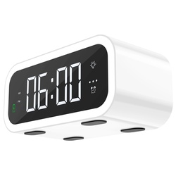 Будильник с беспроводной зарядкой Wiwu Wi-W015 (White) Thumb