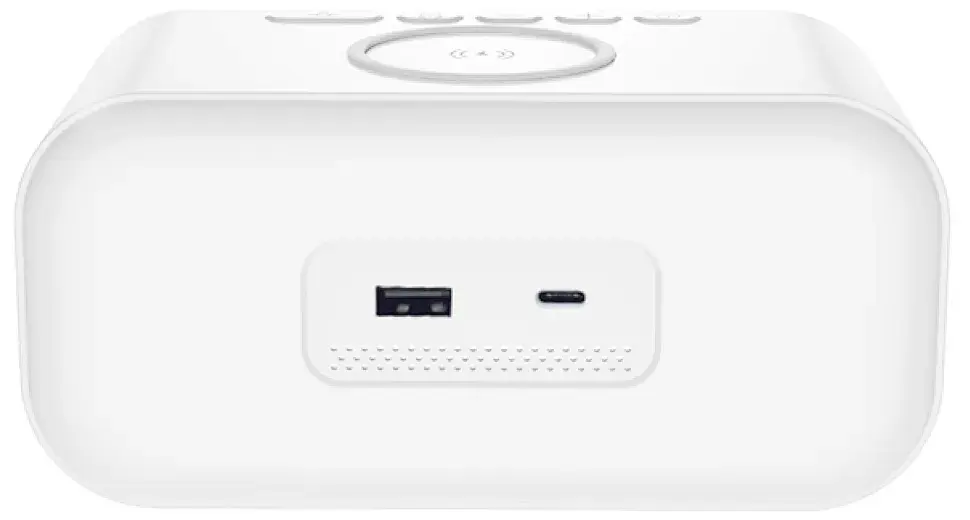 Будильник с беспроводной зарядкой Wiwu Wi-W015 (White)