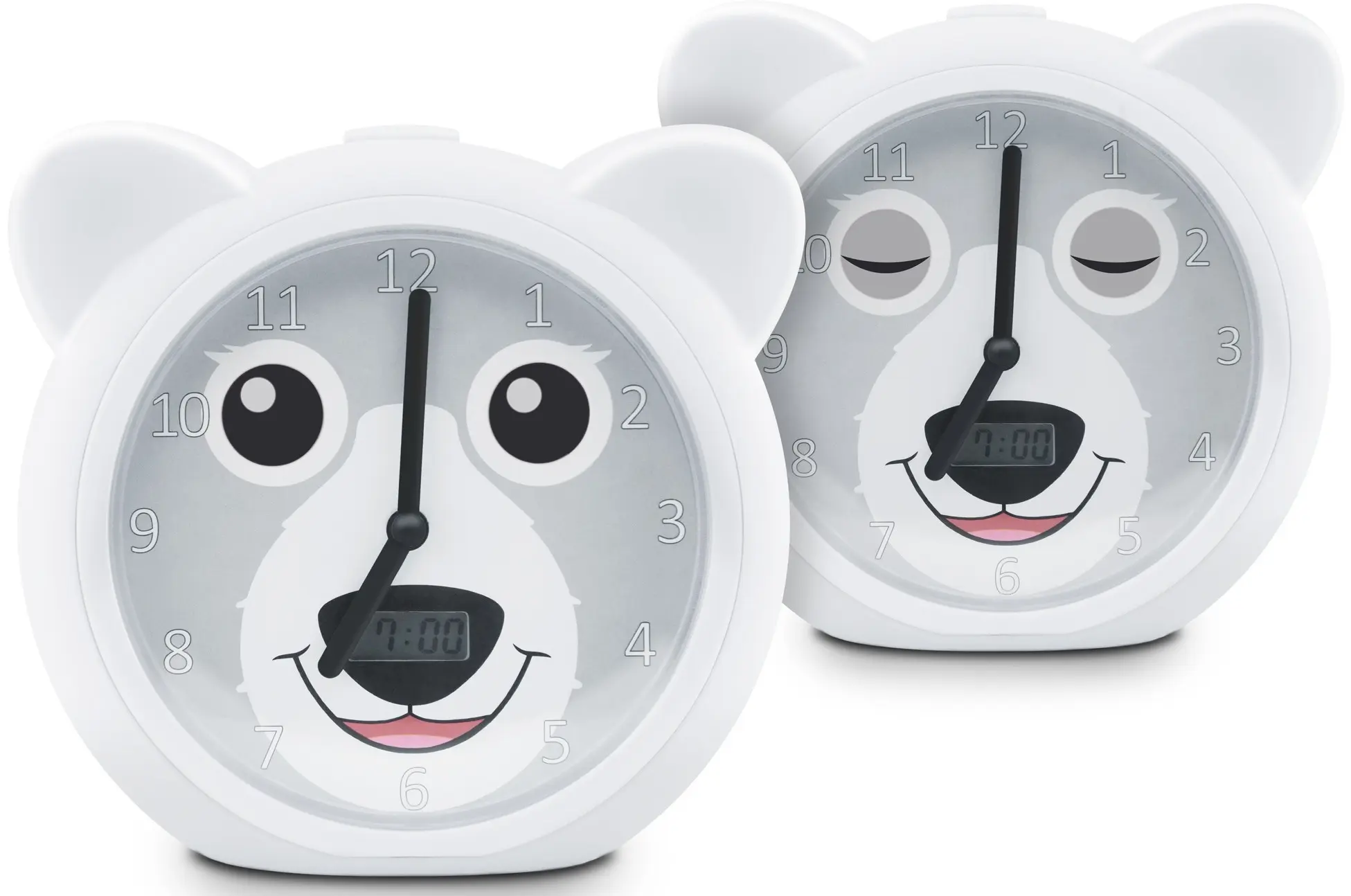 Будильник Zazu Bobby the bear (White/Grey) - 3