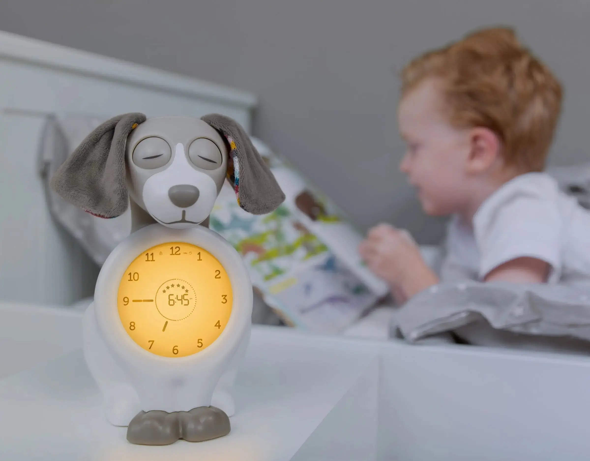 Ceas cu alarma Zazu Davy the dog ZA-DAVY-01 (Taupe) - 4