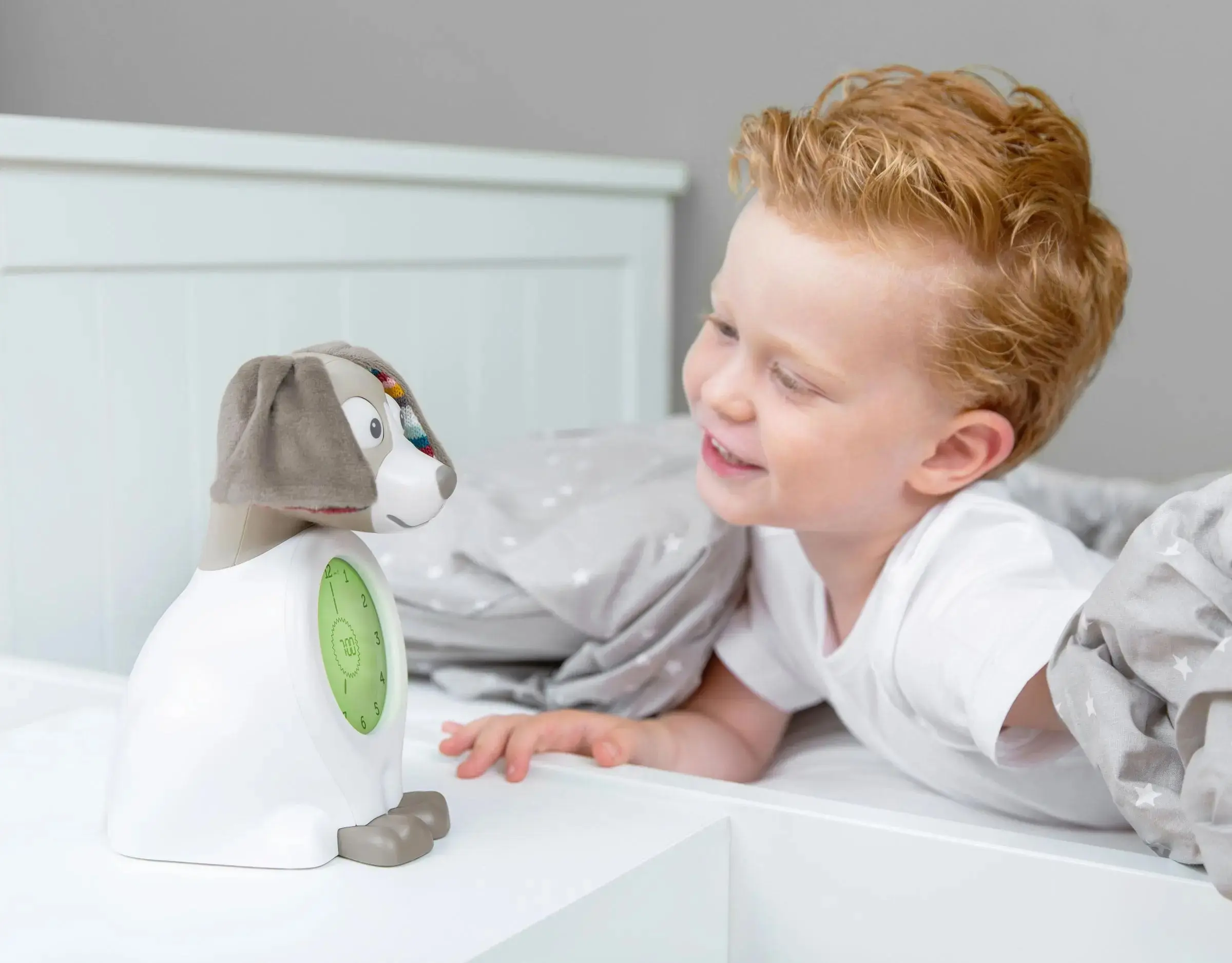 Ceas cu alarma Zazu Davy the dog ZA-DAVY-01 (Taupe) - 5