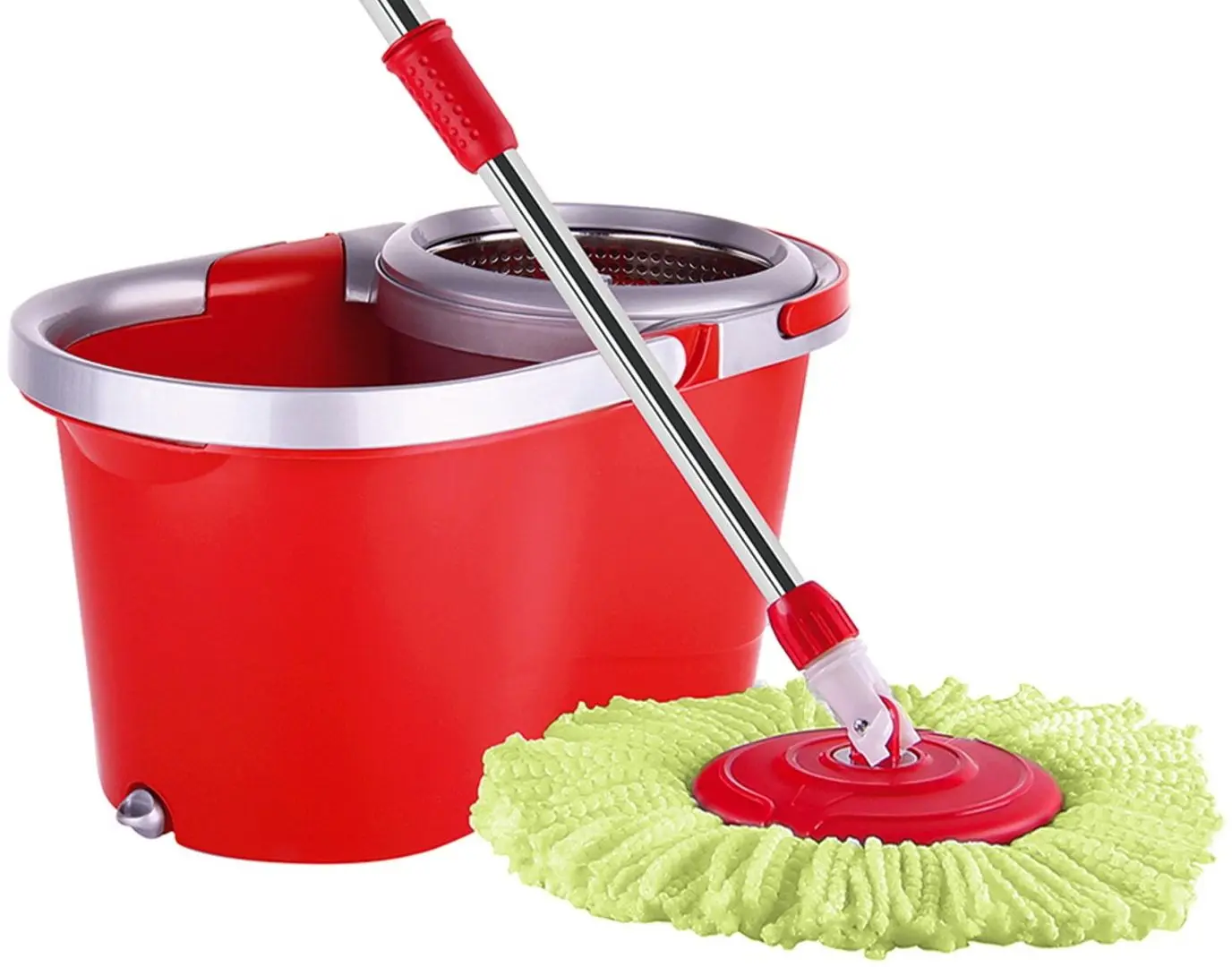 Galeata cu mop rotativ Green Blue GB800 (Red/Gray) - 2