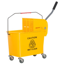 Carucior pentru curatenie Homcom 720-002 (Yellow)