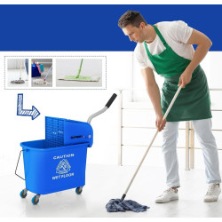 Тележка для уборки Homcom 720-002V00BU (Blue) Thumb