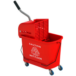 Carucior pentru curatenie Homcom 720-002V00RD (Red) Thumb