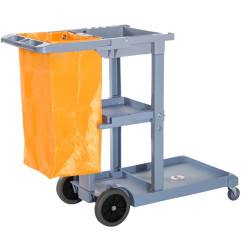 Carucior pentru curatenie Homcom 720-004 (Orange/Grey) Thumb