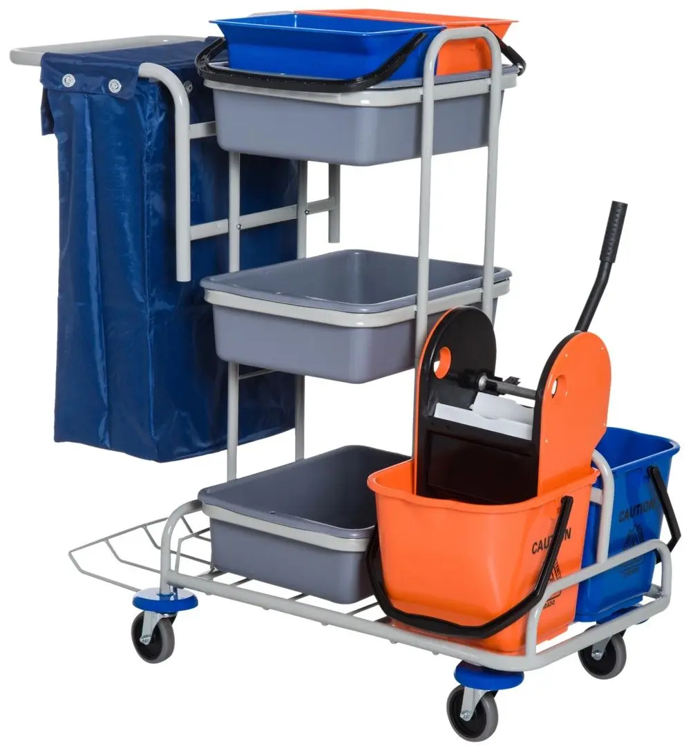 Тележка для уборки Homcom 720-006 (Blue)