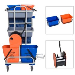 Тележка для уборки Homcom 720-006 (Blue) Thumb