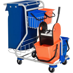 Тележка для уборки Homcom 720-007 (Orange/Blue)