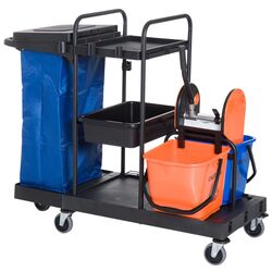 Тележка для уборки Homcom 720-008 (Blue) Thumb