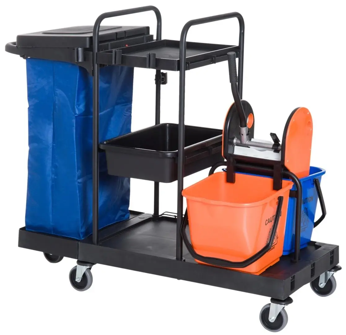 Тележка для уборки Homcom 720-008 (Blue)