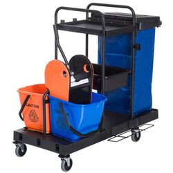 Carucior pentru curatenie Homcom 720-008 (Blue)