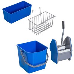 Carucior pentru curatenie Homcom 720-010 (Blue) Thumb