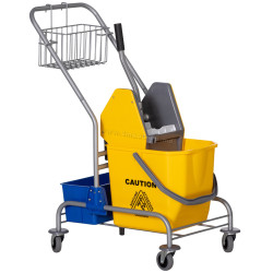 Carucior pentru curatenie Homcom 720-010V00YL (Yellow)