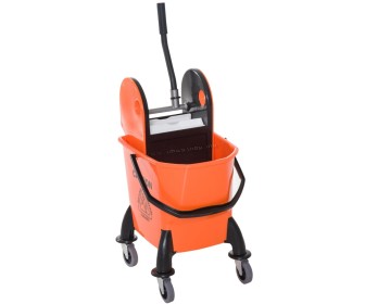 Carucior pentru curatenie Homcom 720-011 (Orange)