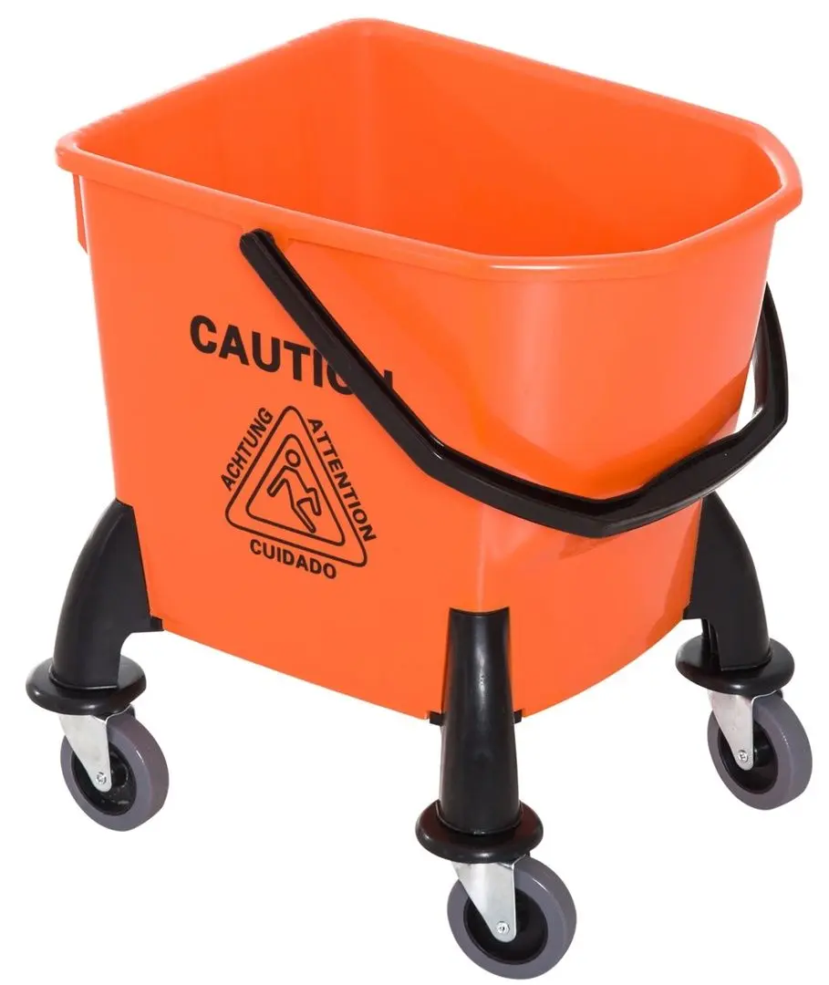 Carucior pentru curatenie Homcom 720-011 (Orange)