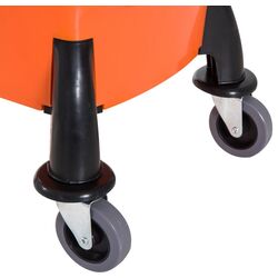 Carucior pentru curatenie Homcom 720-011 (Orange) Thumb