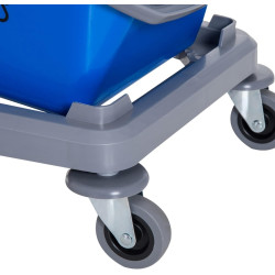 Carucior pentru curatenie Homcom 720-012 (Blue/Red) Thumb