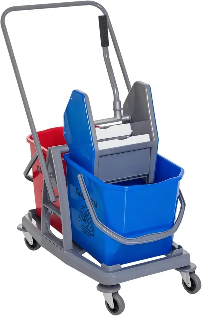 Carucior pentru curatenie Homcom 720-012 (Blue/Red)