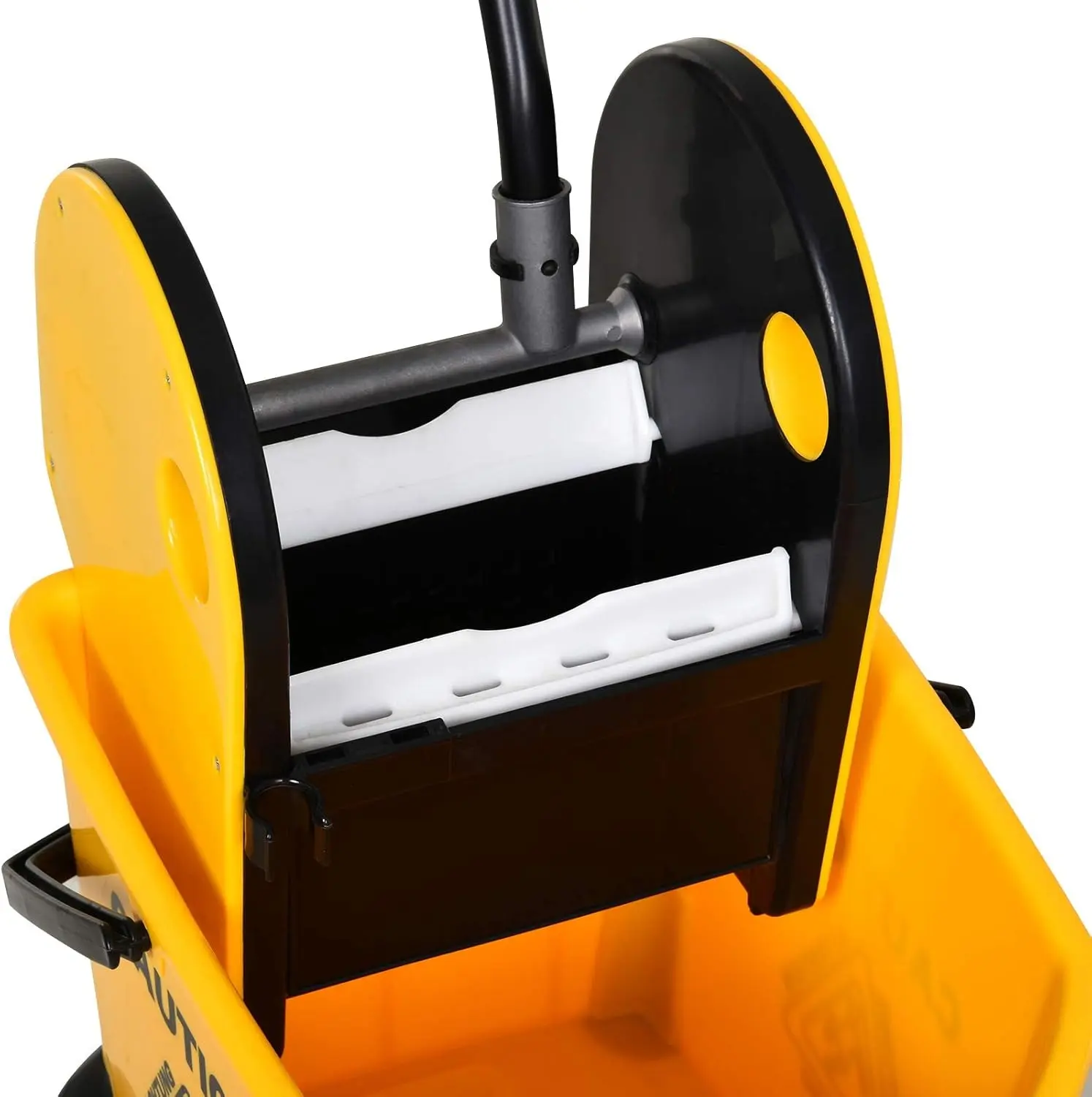 Carucior pentru curatenie Homcom 720-017 (Yellow) - 5