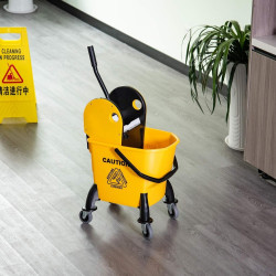 Carucior pentru curatenie Homcom 720-017 (Yellow) Thumb