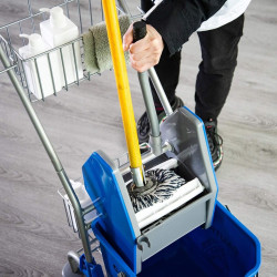 Carucior pentru curatenie Homcom 720-018 (Blue) Thumb