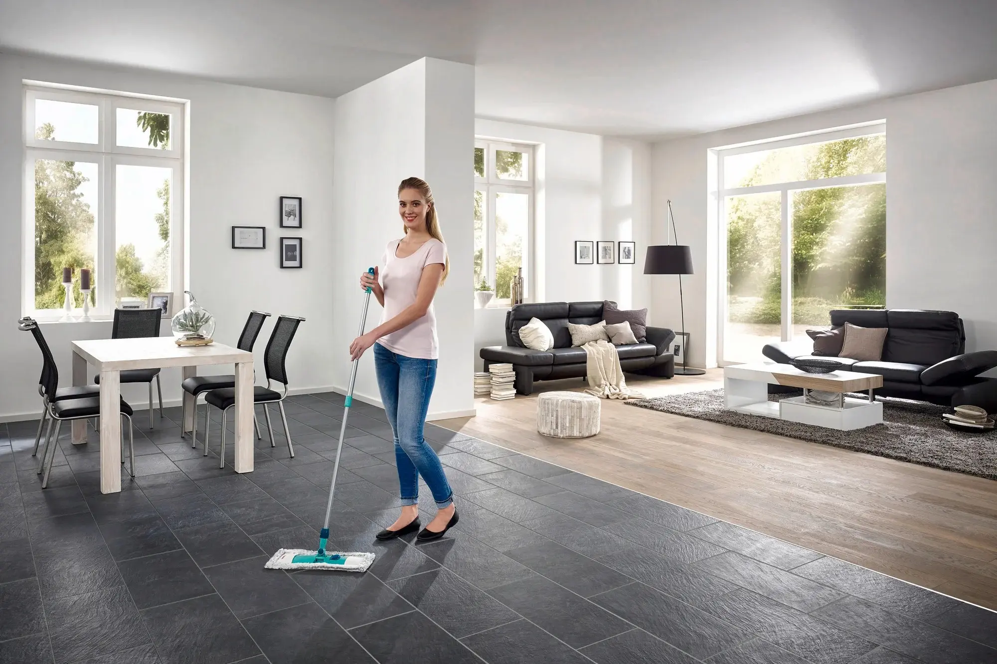 Швабра Leifheit Classic (Silver/Blue)