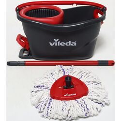Набор швабра + ведро Vileda Turbo 167751 (Black/Red) Thumb